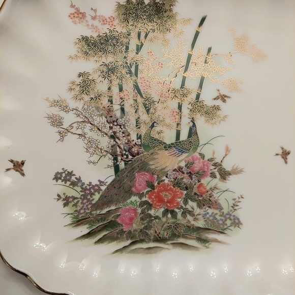 Vintage* 1980 Japanese Yamaji Decorative Plate - Picture 2 of 6